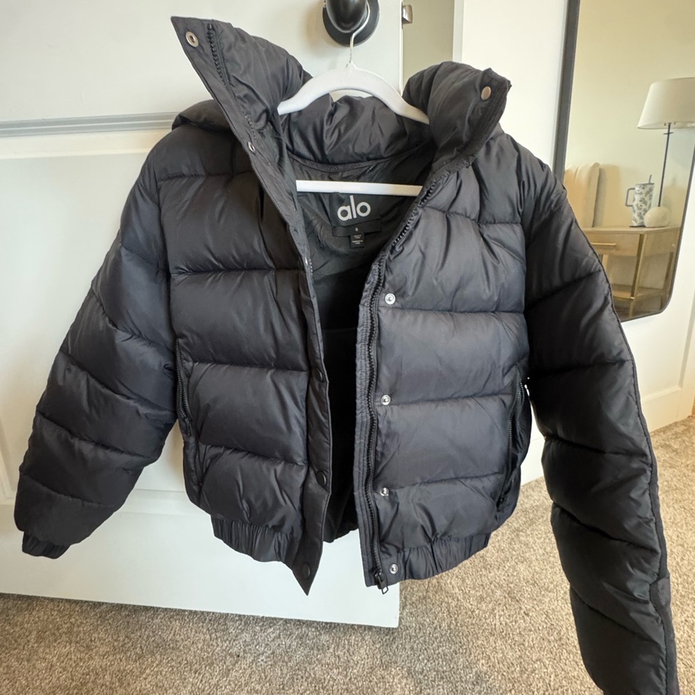 ALO Aspen Love Black Puffer Jacket